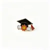 Nuevo Broche con Forma de Birrete de Licenciatura 2026 Temporada de Graduación Creativa Pequeño Regalo Insignia de Metal Accesorios para Bolsos Unisex