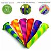 Molde de Silicona para Paletas Heladas Cono de Helado de Silicona Portátil con Tapa Tubo para Suplemento Alimenticio Molde para Helado Molde de Silicona para Paletas Heladas