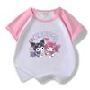 Ropa para niños Kulomi Camiseta de algodón de manga corta Shorts Conjunto de dos piezas Verano para niños Nuevo Traje casual elegante para niña