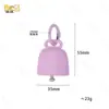 Venda Quente Transfronteiriça Sino de Coleira para Pet Dopamina Super Alto Pingente para Mochila de Montanhismo ao Ar Livre Sino de Vaca de Metal Pintado Colorido