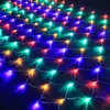 Atacado de Fabricantes Luzes de Rede de Peixe para Exterior Pátio Hotel Gramado Impermeável Decorativas Pequenas Coloridas Luzes de Gipsófila em Rede