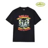 Marca de moda estadounidense Corteiz Camiseta Casual Deportiva Holgada de Manga Corta con Estampado de Barco de Crucero Alcatraz para Pareja