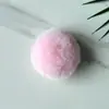 Bola de Pelo de Coelho Rex 7-8cm Bola de Pelo Colorida Pingente Acessórios para Chapéu de Pelo Pingente de Chaveiro Acessórios DIY
