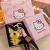 Bolsa de Teléfono Colgante de Dibujos Animados Lindos Kuromi Kt Hello Kitty Oro Puro 999 Nuevo para Regalo del Día de San Valentín