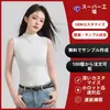 Camiseta de Botones Suave y Lisa de Tencel Lyocell, Estampado Personalizable, Corte Holgado para Mujer, Top para Ir al Trabajo
