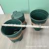 Maceta de 1.3L Galón Verde Militar Maceta Simple de Resina Maceta para Plantas Verdes Domésticas Suministro de Tienda de un Dólar