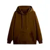Logo personalizado, exportación transfronteriza europea y americana, estilo retro americano, sudadera con forro polar, para hombre, estilo minimalista japonés, sudadera con capucha de corte holgado para otoño e invierno