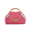 Bolsa de Cena Transfronteriza, Bolso Popular de Axila Texturizado, Bolso de Cadena de Moda, Nuevo Bolso de Pinza 2025, Bolso Bandolera de un Solo Hombro