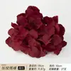 27 cabezas de flores de hortensia artificiales, hortensia de Mallorca, decoración de fondo de boda, materiales florales para coronas y accesorios de bricolaje