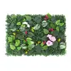 Parede de plantas artificiais parede de fundo de plantas verdes decoração de parede grade de casamento flor artificial de plástico empresa parede de imagem de paisagismo de shopping