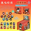 Insignia de Caja Sorpresa de 75 mm Hecha por Fans de Labubu Anime Insignia Láser de Hojalata Cultural y Creativa Labubu Doble Destello