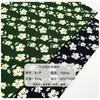 Novidade 110g chiffon opaco cetim liso estampado floral tecido para vestido feminino camisa turbante