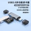 Lector de tarjetas tipo C tres en uno USB 3.0 para teléfono móvil, computadora, cámara, tarjeta de memoria TF/SD, convertidor OTG transfronterizo