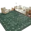 Alfombra Imitación Cachemir Retro Bohemia de Amazon para Sala de Estar, Manta Antideslizante Lavable a Máquina para Sofá, Felpudo Resistente al Desgaste para Dormitorio