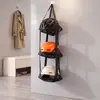 Nueva bolsa colgante para almacenamiento de baloncesto, montable en pared, para uso doméstico, estante para balones de fútbol para colgar en la puerta, perfecto para guardar juguetes y muñecas