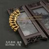 Grampo de cabelo de cinco fileiras em forma de U de liga, grampo de cabelo de nove fileiras, grampo de cabelo, inserção de fileira, corpo principal, grampo de cabelo antigo DIY Hanfu, materiais de acessórios para cabelo