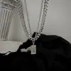 Collar para Hombre Acero de Titanio No se Desvanece Simple Versátil de Gama Alta Collar para Mujer Personalizado Popular Accesorios Venta al por Mayor