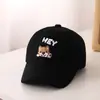 Gorra de Béisbol Infantil Primavera Bordado de Letra Inglesa Estilo Occidental Moda Versátil Sombrero de Sol para Bebés Niños y Niñas Tendencia
