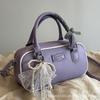 Bolso de mano cruzado para mujer, estilo bolos, estilo moderno, sencillo, tipo almohada, de gran capacidad, para desplazamientos diarios, 2025