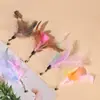 Cabeça de Reposição Varinha Teaser para Gato Sino Pena Brinquedo de Autoentretenimento para Gato Acessórios Varinha Teaser para Gato Brinquedos para Gato Suprimentos para Animais de Estimação Atacado