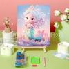 Nueva pintura de diamantes hecha a mano para niños diy punto de cruz pegar diamante pintura de ladrillos puesto explosión sirena outlet de fábrica