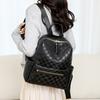 Mochila de estudante de comércio exterior Mochila de grande capacidade Moda Viagem Retro Cross-Border Novas mulheres 2024 Bolsa feminina