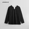 Ropa para Hombre Apo Camiseta de Manga Larga para Hombre Transfronteriza Otoño Lujo Accesible Gama Alta Holgada Falsa de Dos Piezas Casual Top Interior