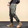 2026 Pantalones Cargo Nuevos para Hombre, Pantalones Jogger Casuales Elásticos, Color Caqui, Estilo Americano, Versátiles para Todas las Estaciones, Pantalones para Hombre con Puño