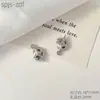 Estilo Ins Luna Estrella de Cuatro Puntas Colgante Colgante DIY Joyería Versátil Collar Pulsera Joyería para Orejas Material Decorativo Accesorios