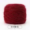 Grande Bola de Fio de Veludo de Esquilo com Fio de Seda Brilhante para Tricô à Mão, Cachecol, Chapéu, Xale de Mohair de Espessura Média Venda Direta Tricô à Mão