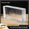 Tijolos de Vidro com Design de Textura de Casca de Laranja, Tijolos de Cristal para Transmissão de Luz e Isolamento Acústico, Decoração de Interiores, Tijolos de Fusão a Quente, Tijolos de Cristal Personalizáveis, Transparentes