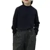 Ropa infantil coreana: capa base de lana para niños, nuevo suéter de cachemira para niños 2026, suéter de otoño/invierno para niñas