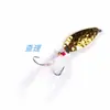 Señuelo de Acero de Tungsteno con Micro-cuchara Chapada en Oro, Adecuado para Whitefish y Redfish, Señuelo en Forma de Cuchara de Largo Alcance para Pesca en Arroyos