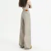 Jeans de Pierna Ancha de Cintura Alta Bordados de Dibujos Animados Estilo Retro Americano, Pantalones Rectos Sueltos y Adelgazantes para Mujer, Nuevo Estilo Primavera 2026