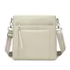 Bolsa feminina transfronteiriça, novo modelo primavera/verão 2026, bolsa transversal de nicho de alta qualidade, versátil para o trabalho e viagens, bolsa tipo balde de grande capacidade