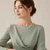 Collar multicapa sencillo de perlas de moda transfronterizas europeas y americanas, collar personalizado hecho a mano nuevo y popular para mujer