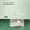 Nova bolsa transparente em forma de T para flores à prova d'água PP bolsa para vaso de planta bonsai bolsa trapezoidal para embalagem de buquê grande PVC