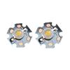 Lámpara de alta potencia de 1 W con fuente de alimentación puntual, placa de ciruela de 1 W, sustrato de aluminio de 20 mm, lámpara de imitación de lúmenes LED de luz cálida blanca