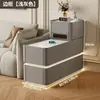 Mesa Auxiliar de Esquina para Sofá 2025, Muebles para el Hogar en la Sala de Estar para Espacios Pequeños, Gabinete de Almacenamiento de Lujo Ligero de Gama Alta, Mesa Auxiliar Estrecha Popular