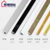 Aleación de aluminio Tira en forma de T con ranura en T Tira tipo tarjeta color oro titanio Tira selladora de bordes Azulejo chapa de madera Tira de borde prensado junta decorativa metálica
