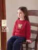 [Novo Produto] Moletom Grosso Infantil Outono Novo Estilo Tops para Meninos Roupas de Bebê com Forro de Fleece para Meninas de 3 Anos