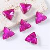 Cristal Triangular Vidrio Garra Cosida a Mano Taladro DIY Accesorios de Joyería Accesorios para el Cabello Vestido de Novia Agujero para Toalla Accesorios para Zapatos Accesorios