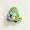 Girassol Desenho Animado Giratório Fofo Acessórios Charms para Sapato Acessórios de Desenho Animado Decorações Destacáveis para Cadarço Acessórios para Tamanco
