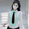 Traje Estilo Universitario Camisa Blanca Uniforme JK para Mujer Camisa de Manga Larga un Conjunto Completo de Diseño Adelgazante en la Cintura Tops de Nicho
