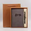 Caixa de Presente para Caderno de Negócios Conjunto de Pen Drives A5 Caderno B5 Atividade de Volta às Aulas para Estudantes Conjunto de Presente