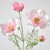 Flor Artificial Flocado Rainha Cosmos Flor Artificial Simples Decoração de Casa Buquê de Flores Decorativo Flor Única Grande Flor Gesang Flor Artificial