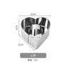 Molde de Aço Inoxidável para Mousse Quadrado Redondo Molde de Bolo com Placa Empurradora DIY Assar Molde de Biscoito Molde de Pudim em estoque