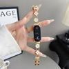 Correa de Metal Estilo Cadena Vintage Adecuada para Apple 9 10 11, Samsung, Huawei 11, Gt6, Fit4, Xiaomi 10