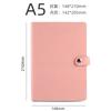 Pantalones con Mini Bolsillo de Solapa y Botón a Presión Simple A7 Cuaderno Personalización A5 Oficina Portátil Diario de Negocios Cuaderno Rayado Personalización