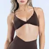 Sujetador Deportivo a Prueba de Golpes de Alta Intensidad, Sujetador Deportivo Todo en Uno para Fitness Yoga, Chaleco Superior Deportivo para Fitness Yoga con Cuello Halter